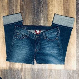 Lucky Brand Crop Jeans Sz 6 sundown skinny cuffed